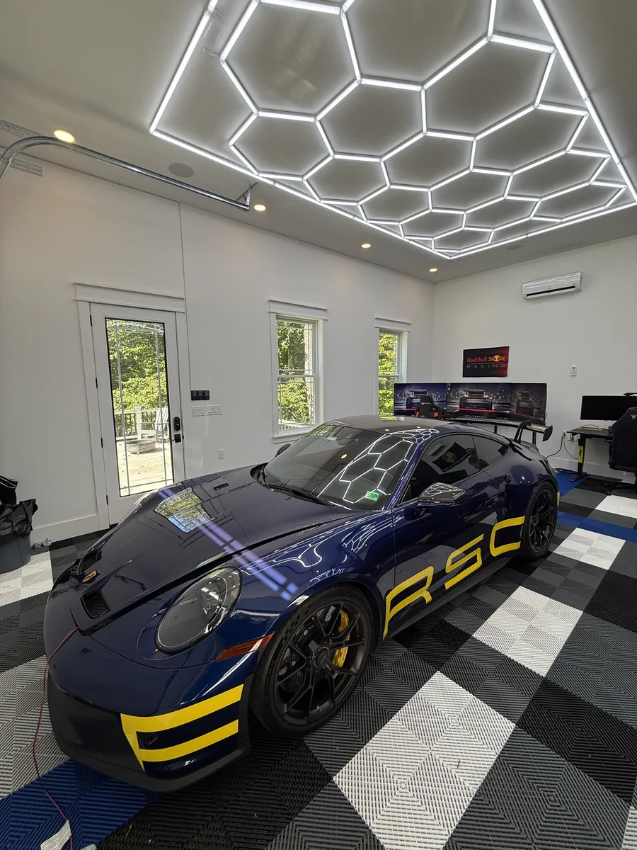 The Collector's Garage garage lighting