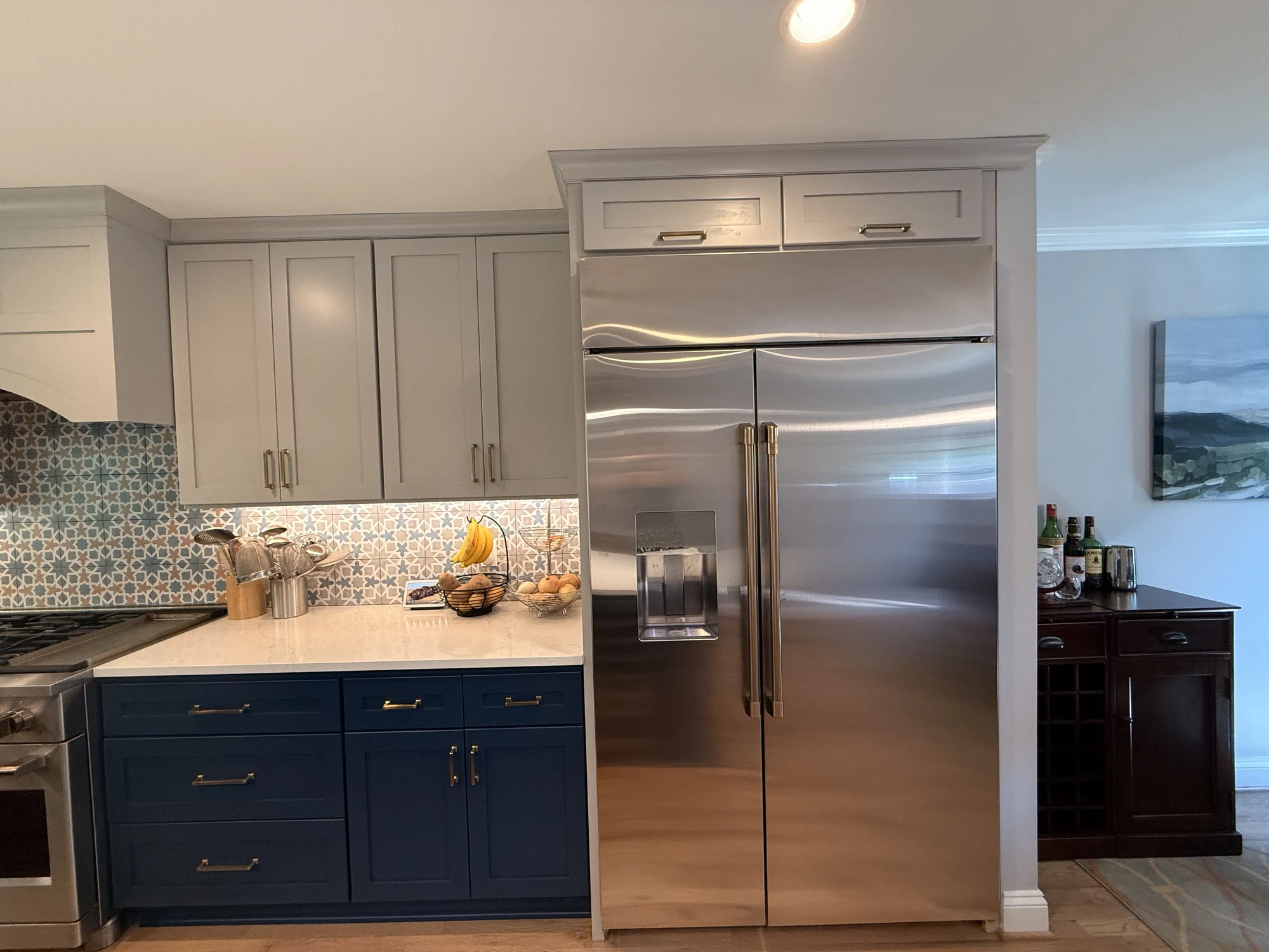 The Connected Kitchen cabinet wall