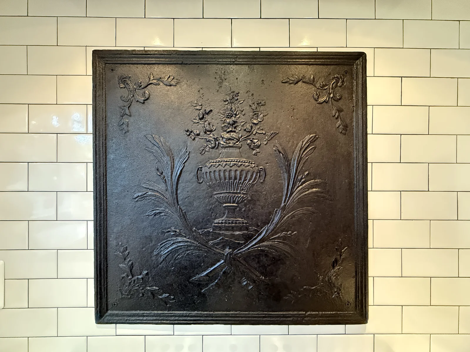 Historic French fireback