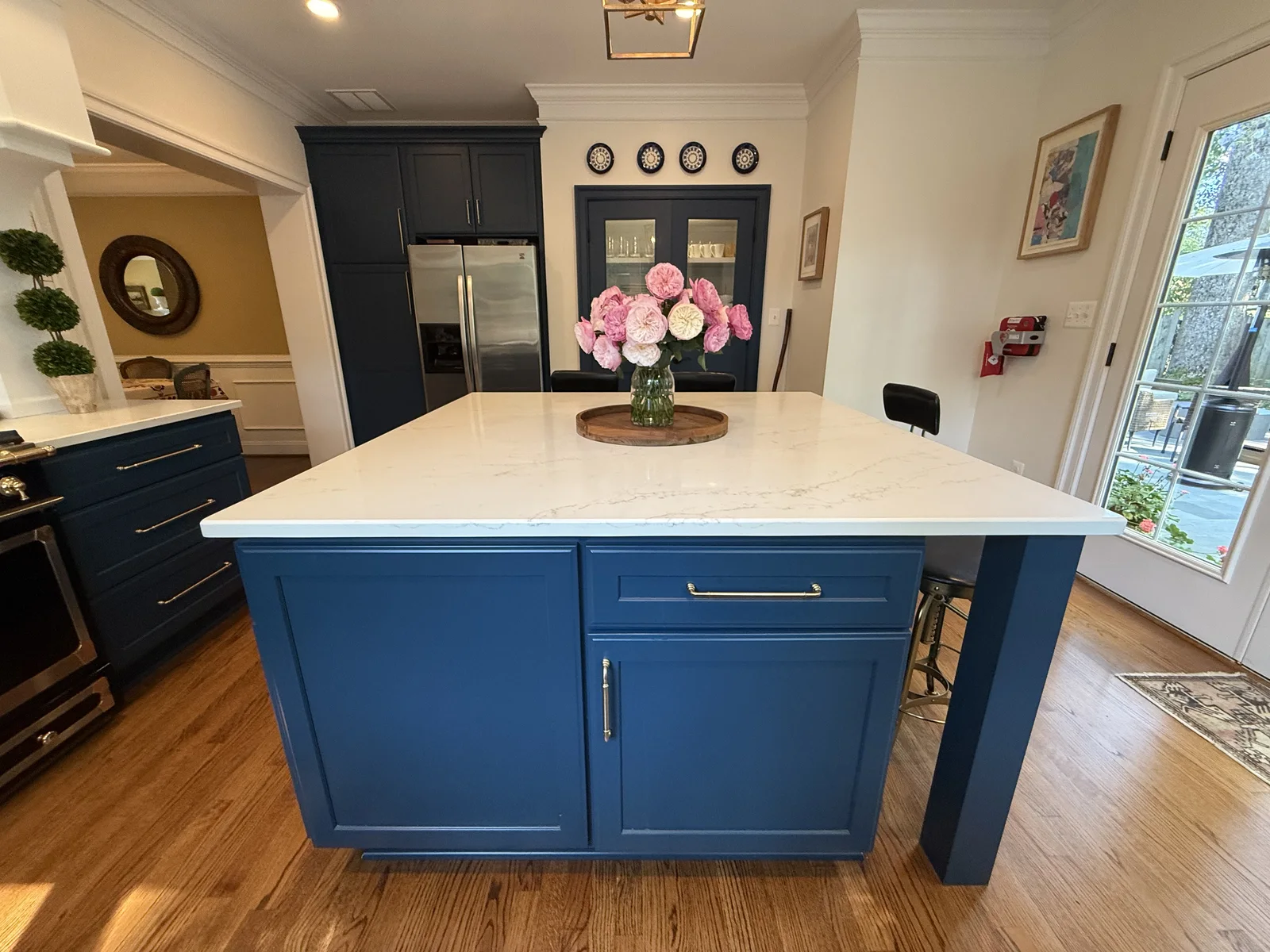 The French Fireback Kitchen kitchen island
