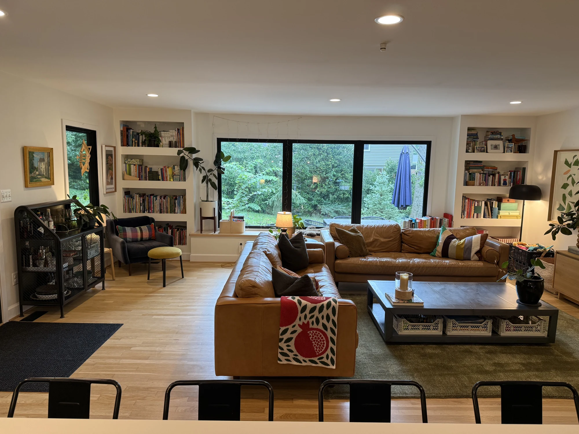 The Gathered Home living room built-ins