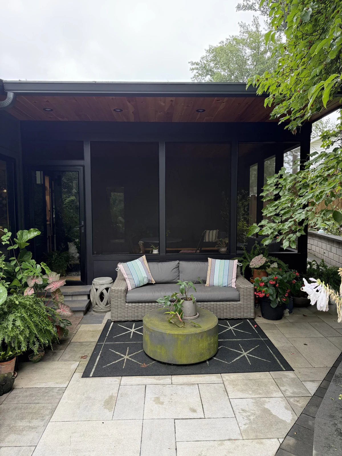 The Gathered Home porch and patio