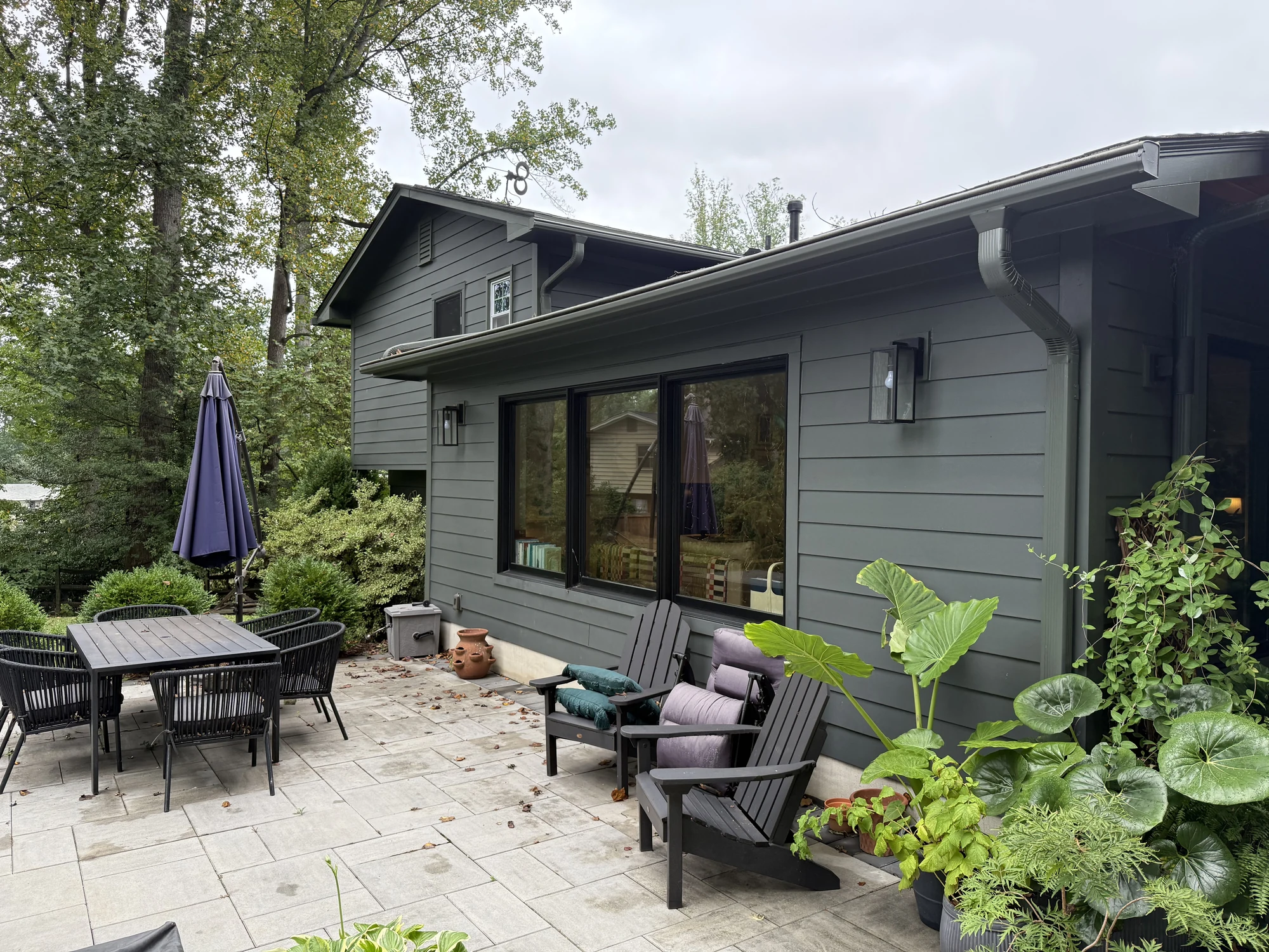 The Gathered Home exterior and patio