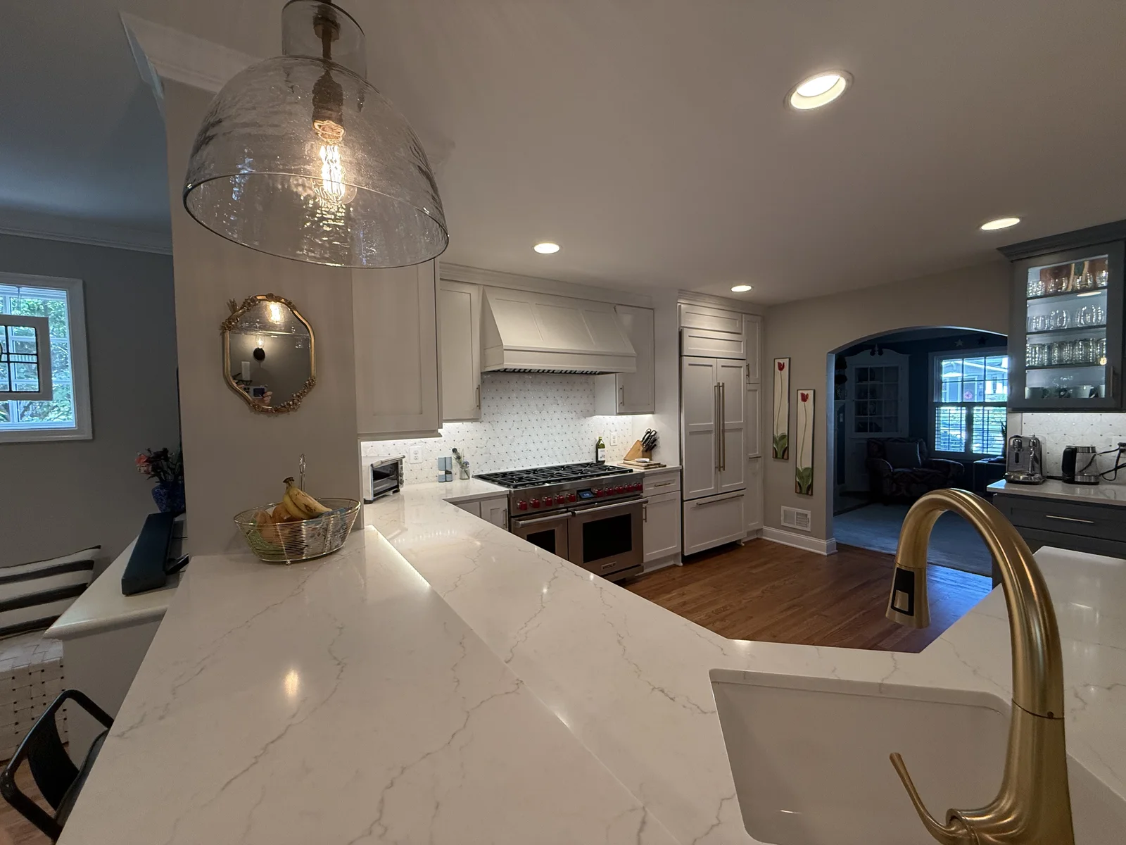 Indoor-Outdoor Living kitchen island