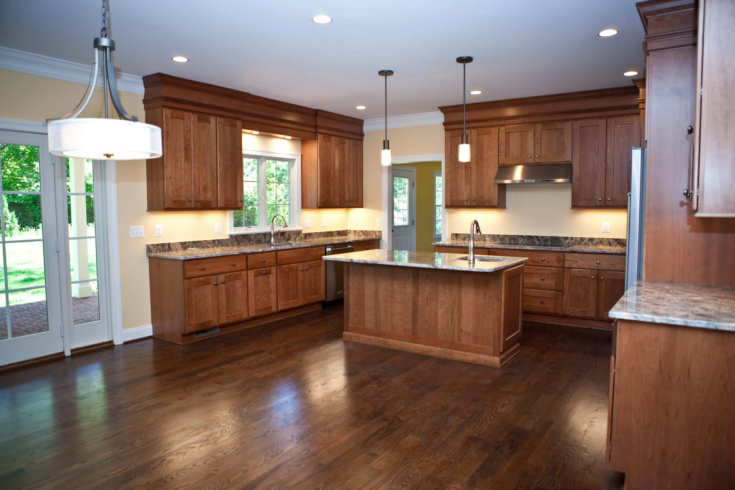 A New Northern Virginia Home custom kitchen