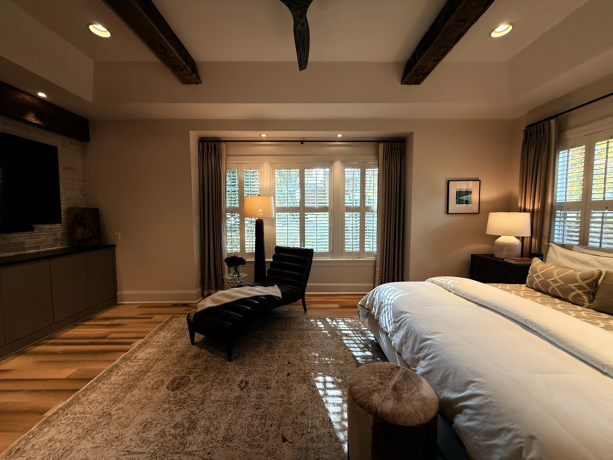 The Primary Suite Retreat bedroom view