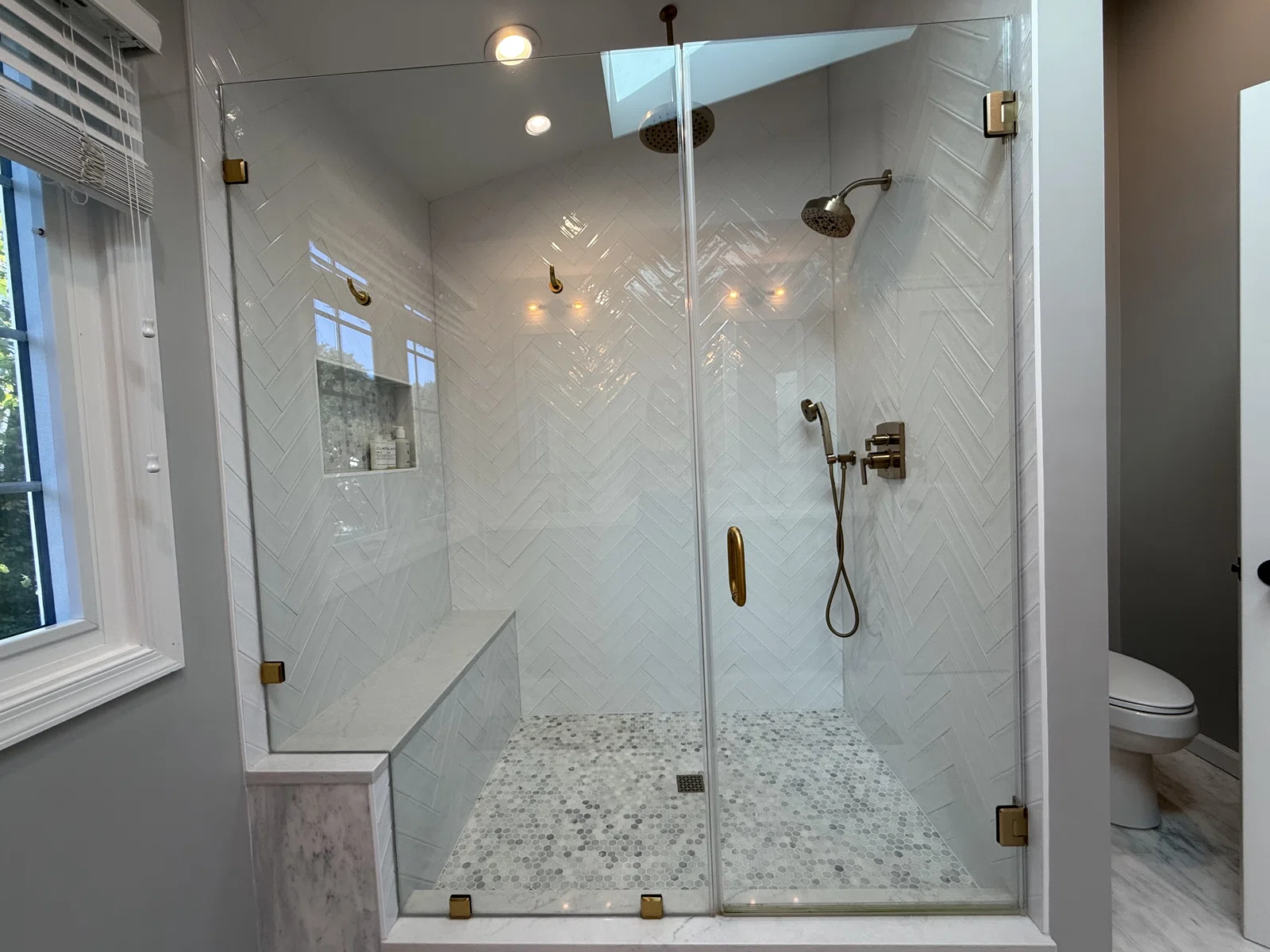 The Reimagined Home primary shower detail