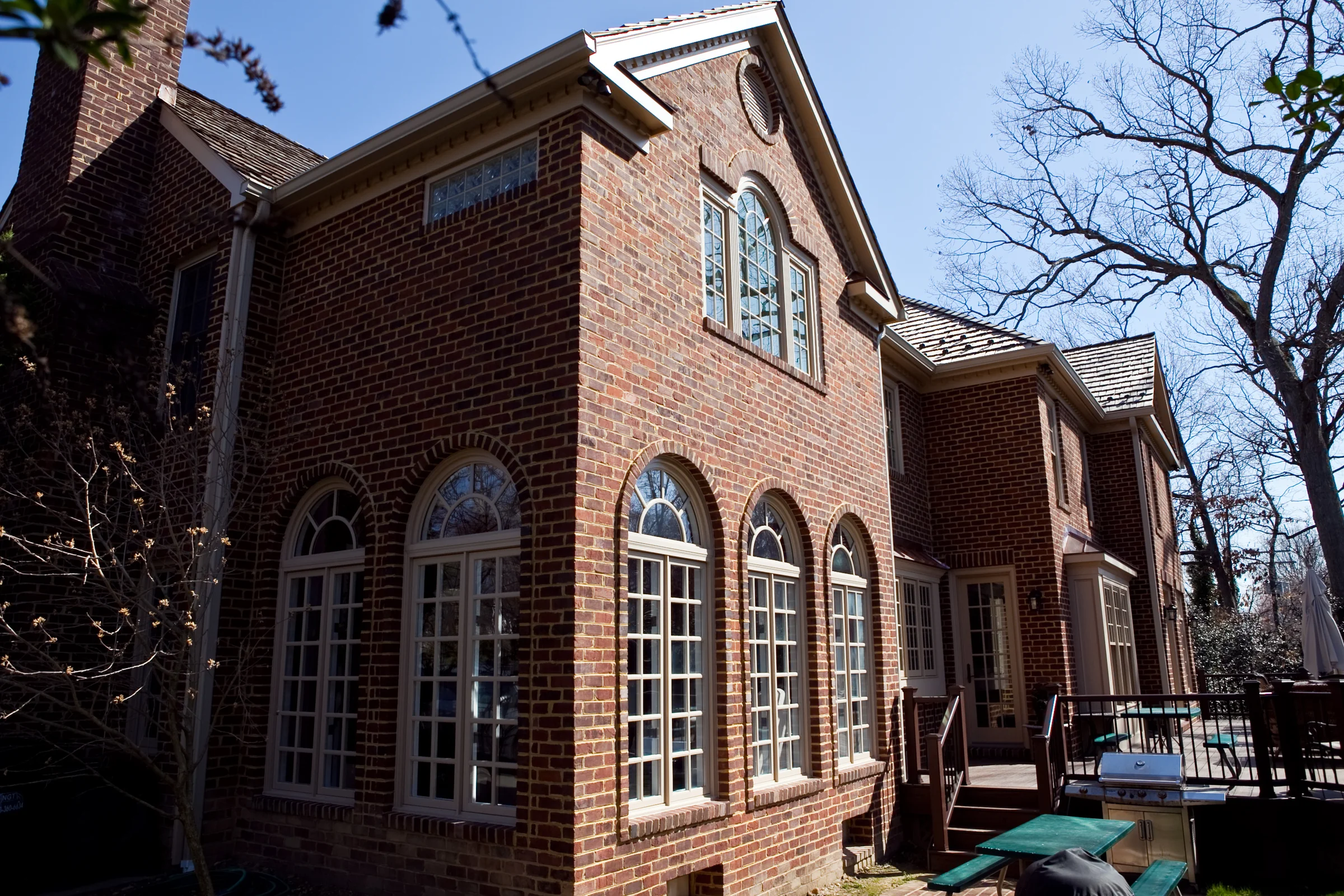 Seamless Two-Story Addition side and rear exterior