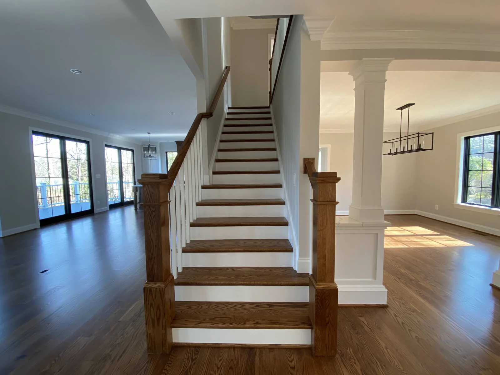 Three-Story Transformation staircase